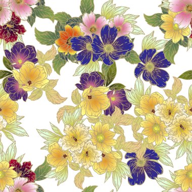 Güzel çiçek desenleri, pürüzsüz duvar kağıtları