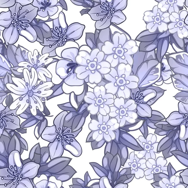 Çiçeksel elementlerle kusursuz desen.