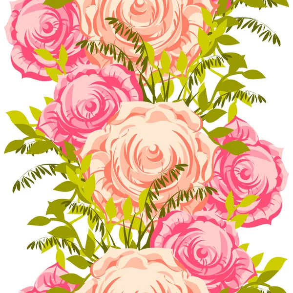 Patrón sin costura floral — Vector de stock