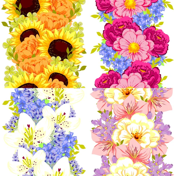 Floral seamless pattern — Stock Vector