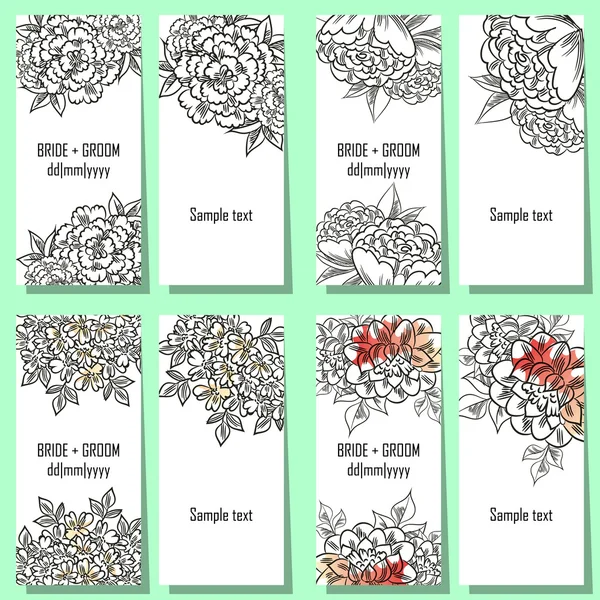 Achtergrond bloemplaten — Stockvector