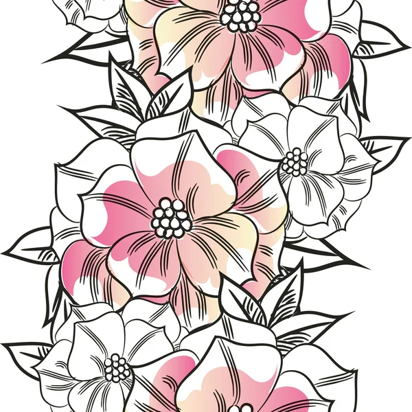 Schéma floral — Image vectorielle