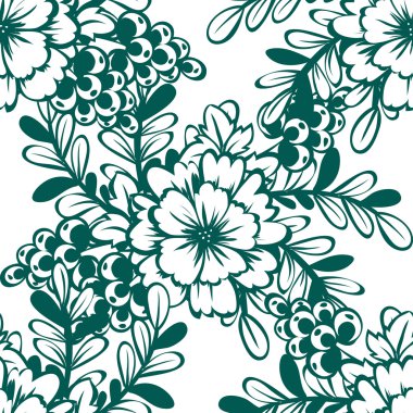 Kusursuz çiçek deseni