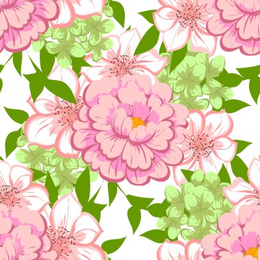 Kusursuz çiçek deseni