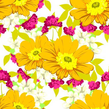 Kusursuz çiçek deseni