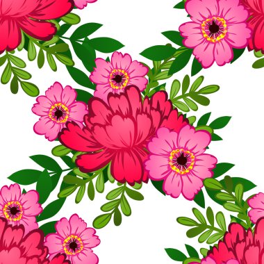 çiçek arka plan ile Seamless Modeli