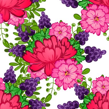çiçek arka plan ile Seamless Modeli