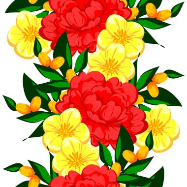 Kusursuz çiçek deseni