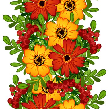 çiçek arka plan ile Seamless Modeli