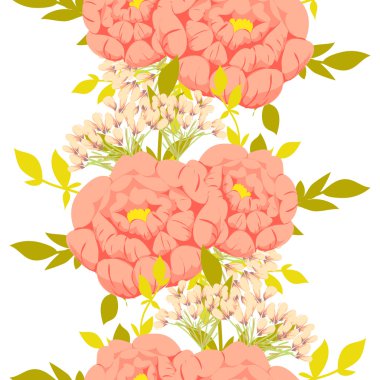 çiçek arka plan ile Seamless Modeli