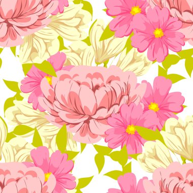 Kusursuz çiçek deseni