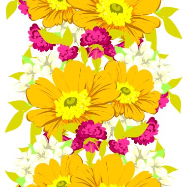 Kusursuz çiçek deseni