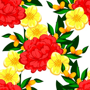 Kusursuz çiçek deseni