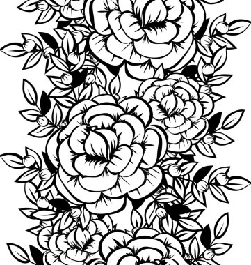 Çiçek arkaplan ile soyut desen