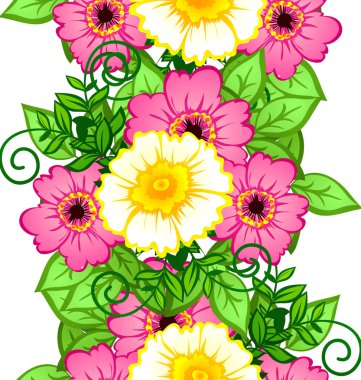 çiçek arka plan ile Seamless Modeli