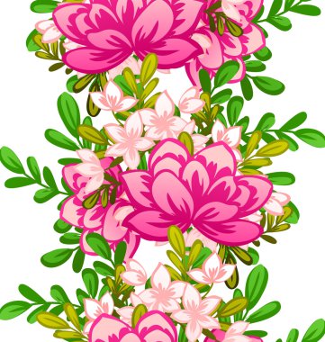 Çiçek arkaplan ile soyut desen