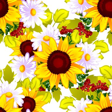 Çiçek arkaplan ile soyut desen