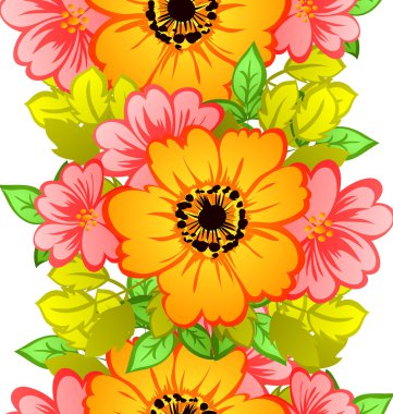 çiçek arka plan ile Seamless Modeli