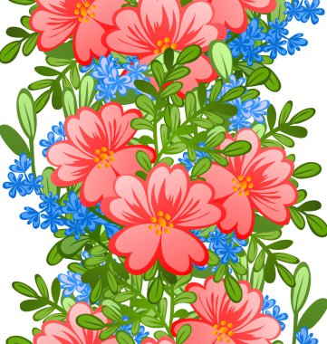 çiçek arka plan ile Seamless Modeli