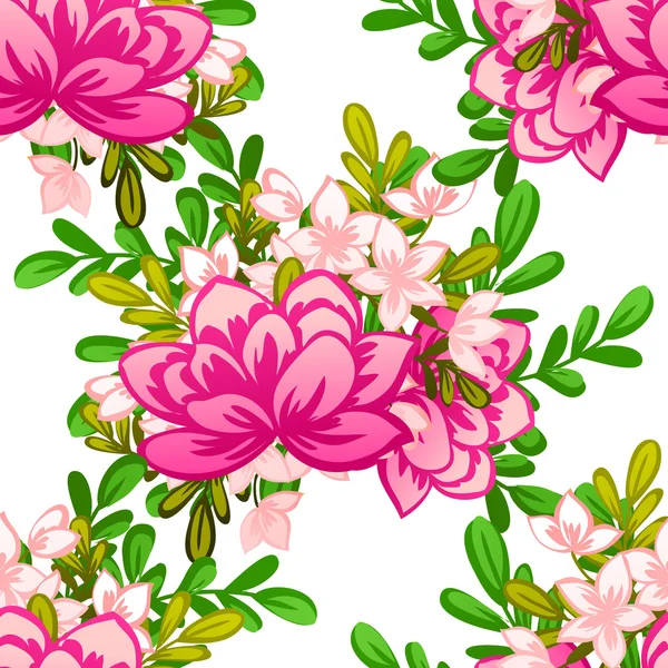 Padrão abstrato com fundo floral — Vetor de Stock