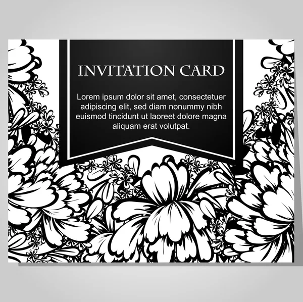 Düğün davetiyesi.