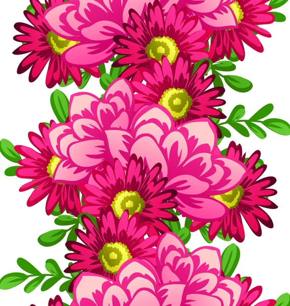 Αφηρημένο μοτίβο με φόντο floral — Διανυσματικό Αρχείο