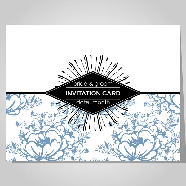 लग्न आमंत्रण कार्ड — स्टॉक व्हेक्टर