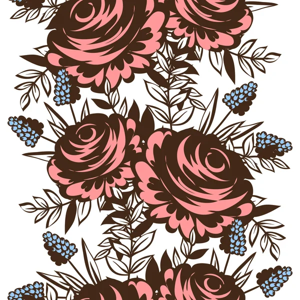 Floral seamless pattern — Stock Vector