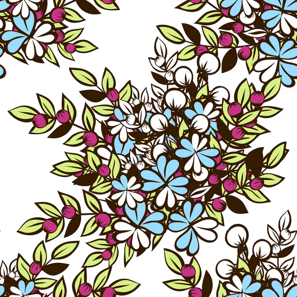 Floral seamless pattern — Stock Vector