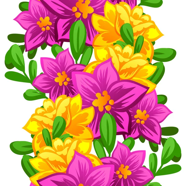 Floral seamless pattern — Stock Vector