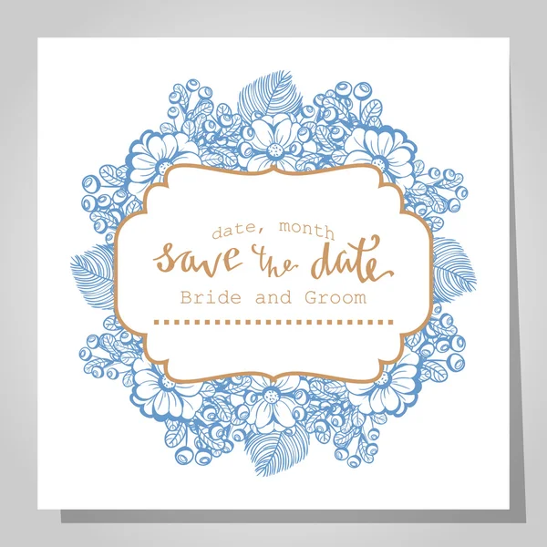 Svatební pozvánky — Stockový vektor