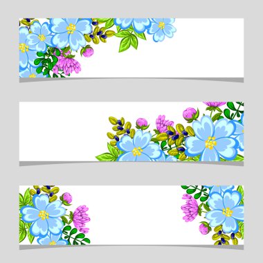 Metin için yeri olan çiçek çerçevesi