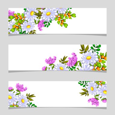 Metin için yeri olan çiçek çerçevesi