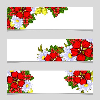 Metin için yeri olan çiçek çerçevesi