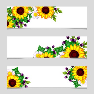 Metin için yeri olan çiçek çerçevesi