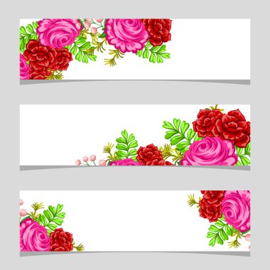 Metin için yeri olan çiçek çerçevesi