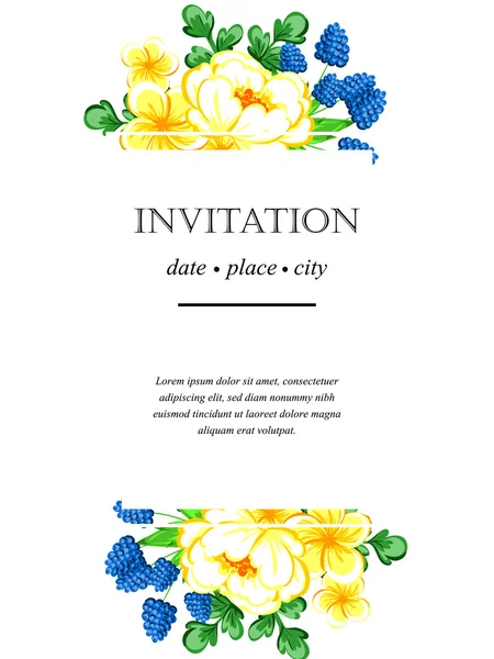 Tarjetas de invitación de boda — Archivo Imágenes Vectoriales