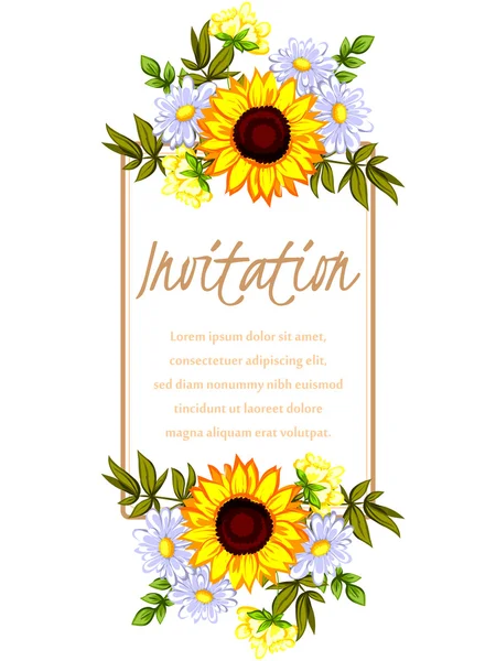 Wedding invitation cards — Stock Vector