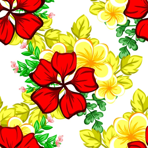 Floral seamless pattern — Stock Vector