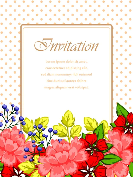 Wedding invitation cards — Stock Vector