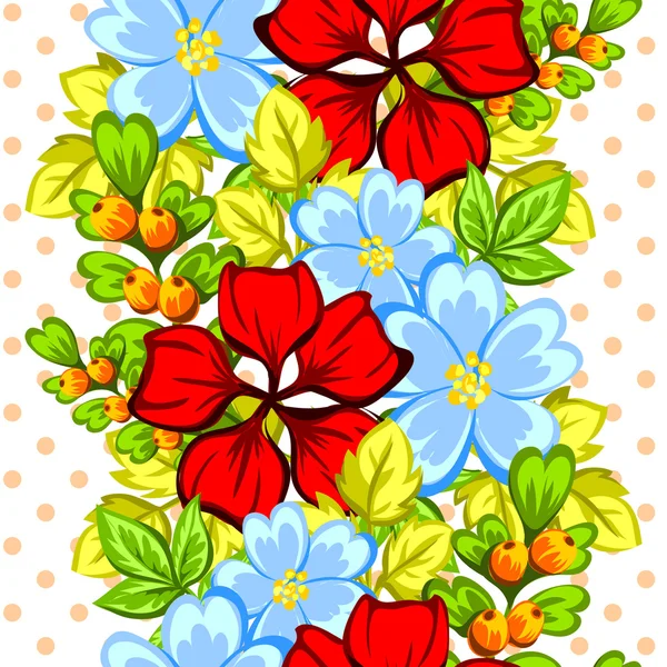 Floral seamless pattern — Stock Vector