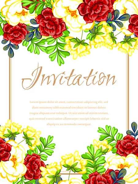 Весільних запрошень — стоковий вектор