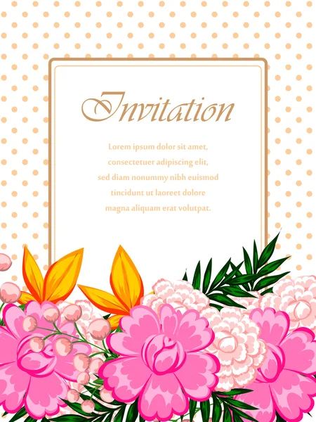 Wedding invitation cards — Stock Vector