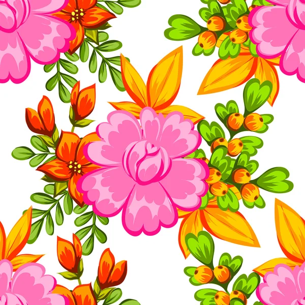 Patrón sin costura floral — Vector de stock