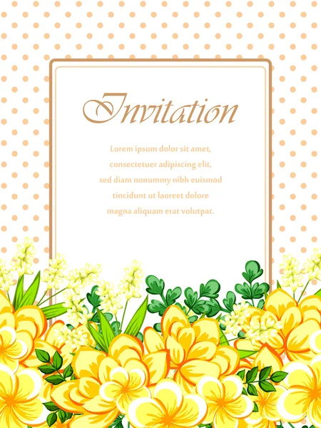 Tarjetas de invitación de boda — Vector de stock