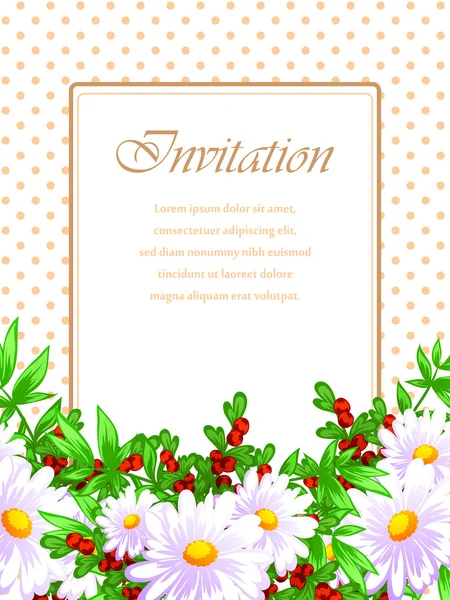 Tarjetas de invitación de boda — Vector de stock