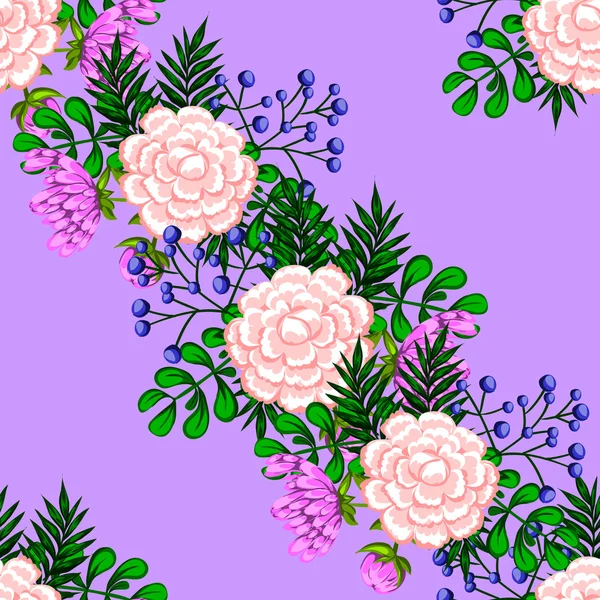 Floral seamless pattern — Stock Vector