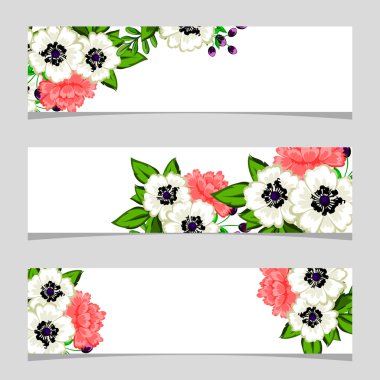 Metin için yeri olan çiçek çerçevesi