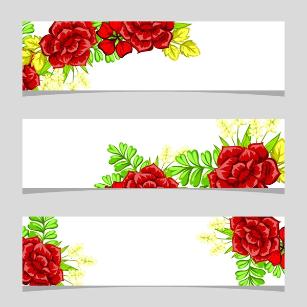 Metin için yeri olan çiçek çerçevesi