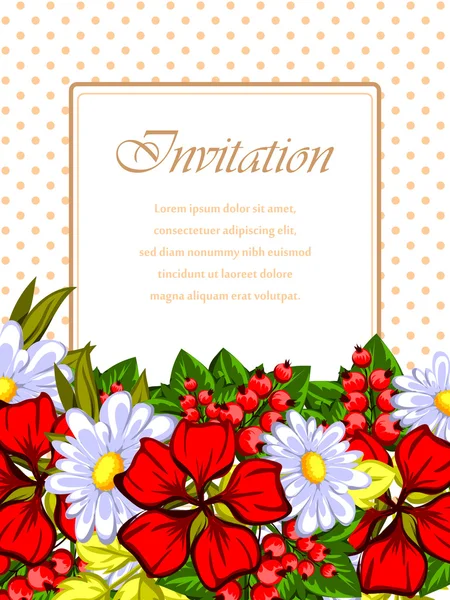 Tarjetas de invitación de boda — Vector de stock